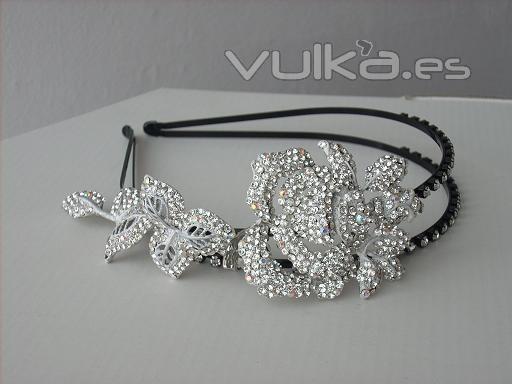 Diadema  Strass Modelo Andrea