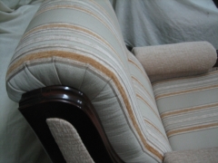 Detalle tapizado sofa