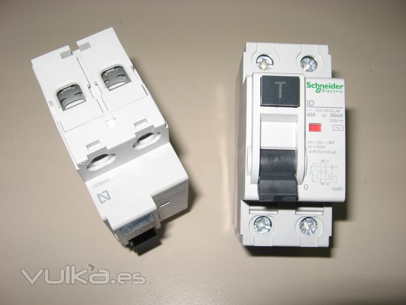 DIFERENCIAL SCHNEIDER ELECTRIC 2 POLOS,  40 A., 30mA.