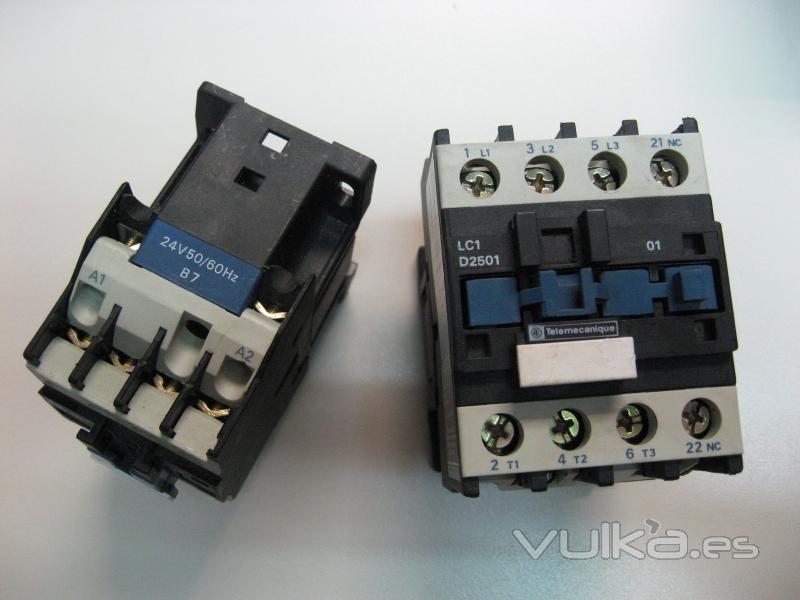 CONTACTOR TELEMECANIQUE LC1D2501 24 V.