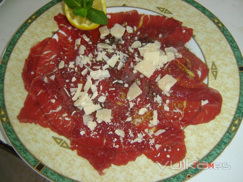 carpaccio de buey