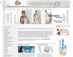 Diseño de página web de teveran para organizamostuboda.com