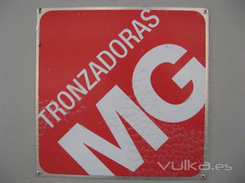 LOGO TRONZADORAS MG MAQUINARIA INDUSTRIAL.