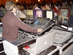 Control digital audio y video eventos