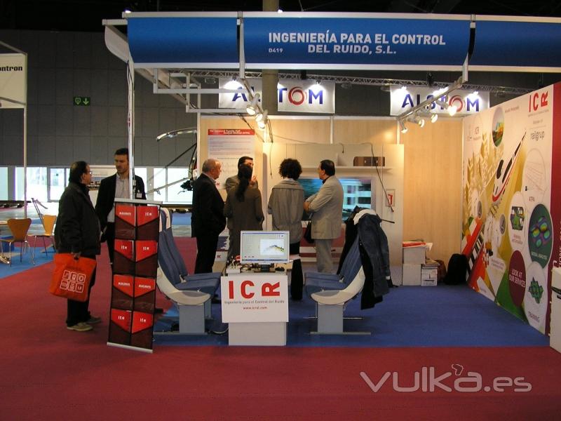 Stand de ICR en el BcnRail 2009