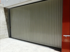 Puertas correderas : puerta corredera formada por marco  perimetral de acero laminado en frio  de 100x60x2mm., y ...