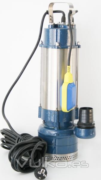 Bomba sumergible para aguas limpias, 2 HP hasta 42 mca de presin mxima