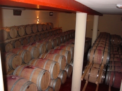 Sala de crianza de vinos