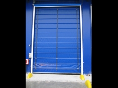 Pvc superrapidas  apilables : puerta rapida apilable lacada color  azul ral 5010