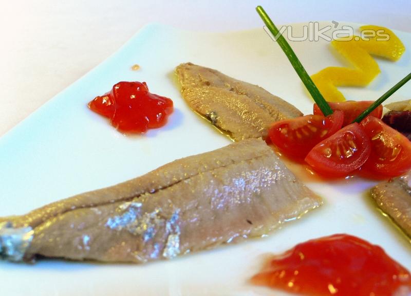 Filetes de sardina de Bolinche