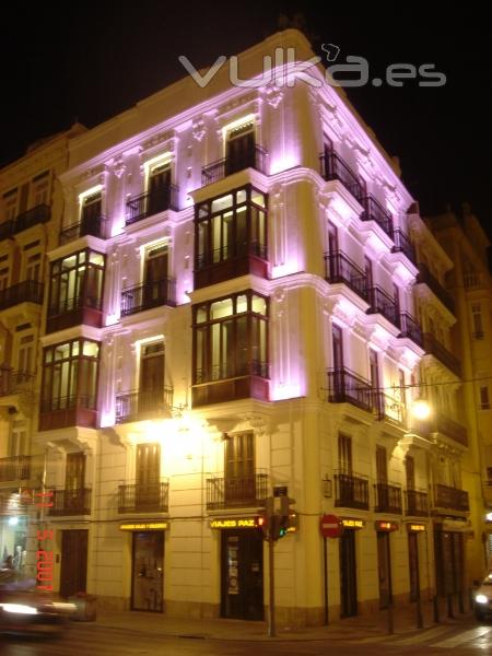 ILUMINACION CON LEDS PHILIPS FACHADAS CENTRO HISTORICO