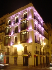 Iluminacion con leds philips fachadas centro historico