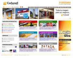Carbonell rotulacion: pagina web e-rotulos.com