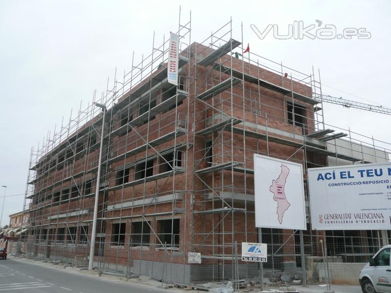 Direccin facultativa en Colegio Pblico Mestre Canaletes en La Perleta de Elx (Alicante)