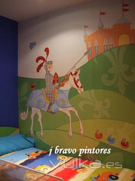 habitacion infantil de papel