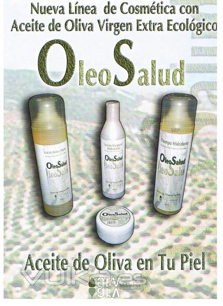 Lnea de Cosmticos con Aceite de Oliva Ecolgico OLEOSALUD 