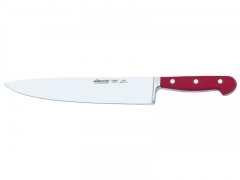Menaje profesional hosteleria:  cuchillo 260 mm rojo forjado aleman  marca arcos
