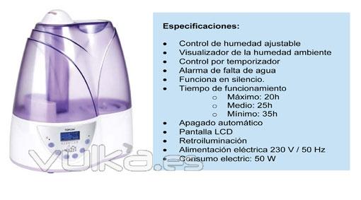 humificador  garantizado y silencioso con una espectacular autonomia