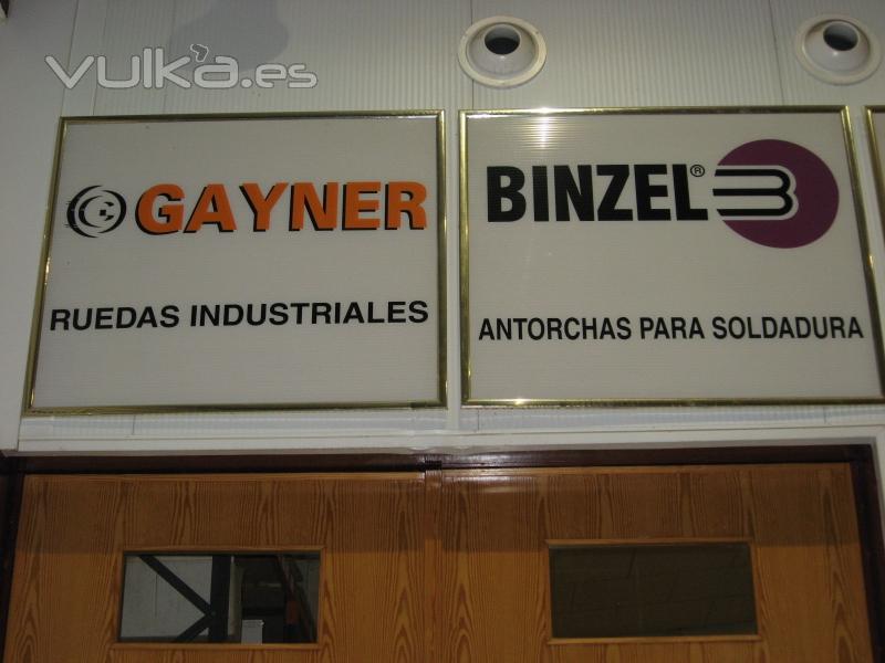 ANUNCIO GAYNER. ANUNCIO BINZEL.