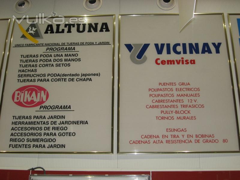 ANUNCIO ALTUNA. ANUNCIO VICINAY.