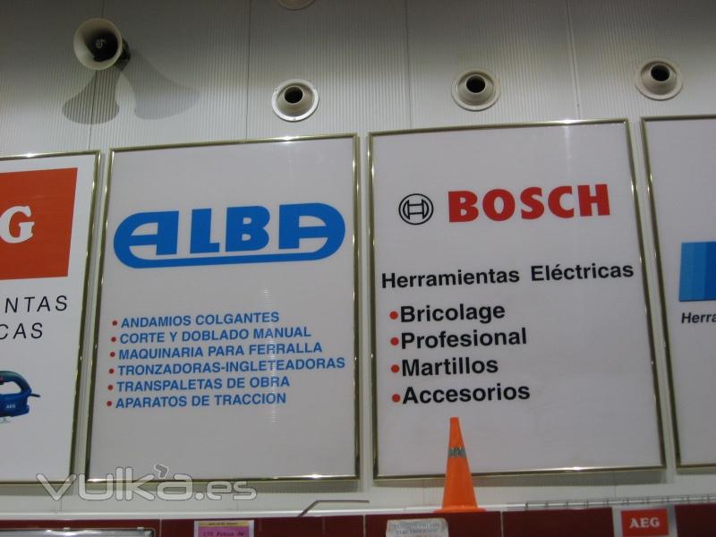 ANUNCIO ALBA. ANUNCIO BOSCH.