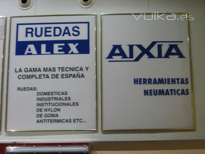ANUNCIO RUEDAS ALEX. ANUNCIO AIXIA.