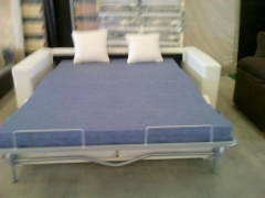 Sof cama  diseo italiano fcil apertura cama de 135cms, varios colores; 200 cms, alta calidad.