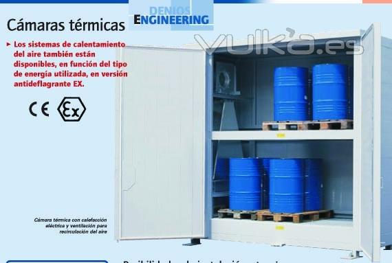 Cajas/cmaras climatizadas para bidones DENIOS