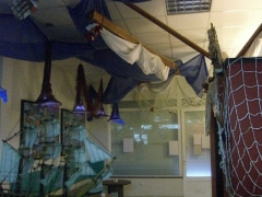 En bosco cafe se monto todo un espectaculo de luces y ambientacion para la fiesta de carnaval celebrada el