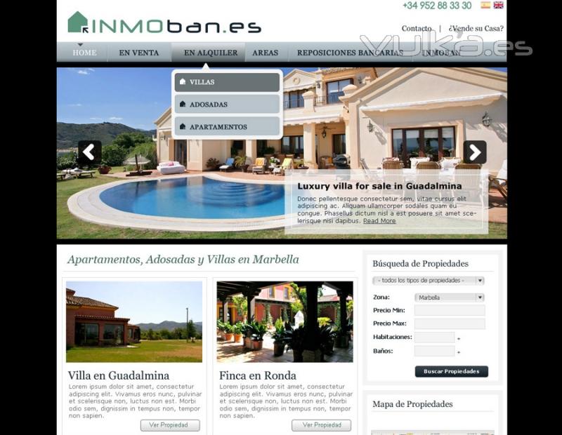 Diseño de Página Web Inmoban.es