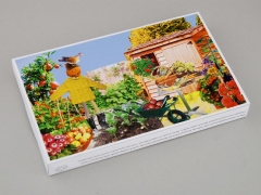 Postal jardin modelo alloment de postcarden