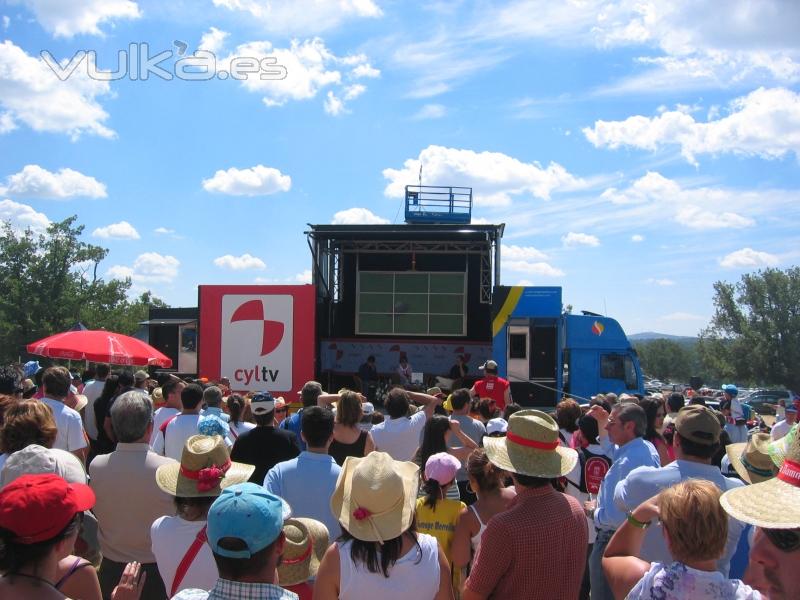 Stirps Duero, apoyo logístico a televisiones