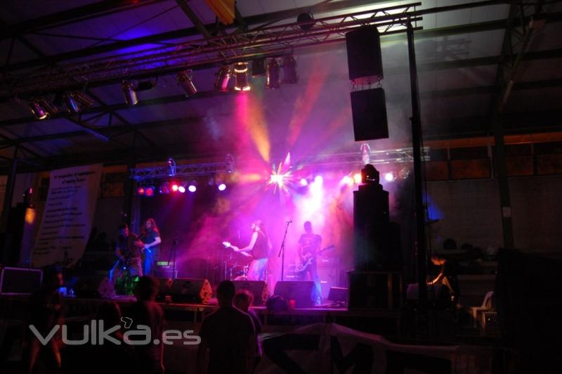 Diapasound , Backline e iluminacion , festival en Capellades