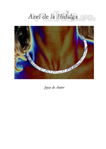 Cartel exposición Axel de la Hidalga - joyas de autor - © roc