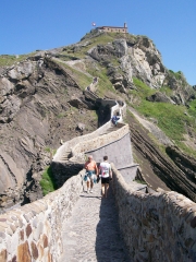 Escaleras para subir a san juan de gaztelugatxe