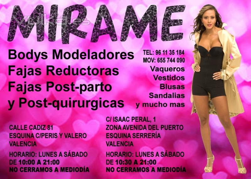 MIRAME - TIENDA DE BODYS Y FAJAS REDUCTORAS - MODA COLOMBIANA