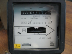 Contador schlumberger monofreactiva 30-60a220v ano 1995
