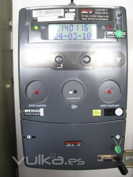 CONTADOR REGISTRADOR ZIV 5-10A. 3X230/400V. AÑO 2007. 