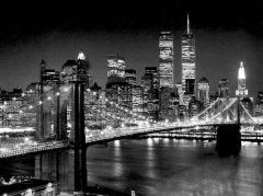 Laminas y cuadros de nueva york, puente de brooklyn de henri silberman