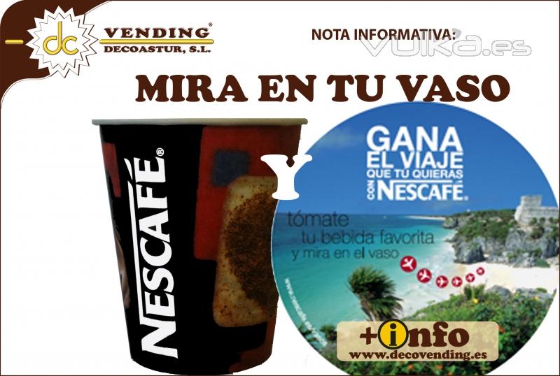 Promocin del Viaje de Tu vida con Nestl y Decoastur Vending Asturias