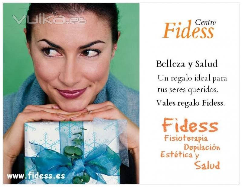 Vales regalo Fidess, regala Salud y Belleza.