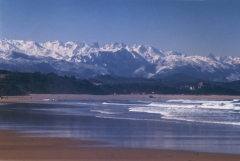 Playa de meron en san vicente de la barquera