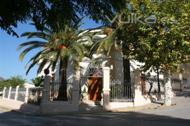 Entrada del restaurante hotel Casa Julia