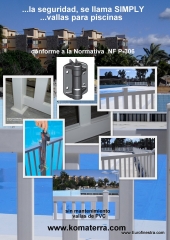 Vallas de seguridad piscinas conforme a nf p90 - 306