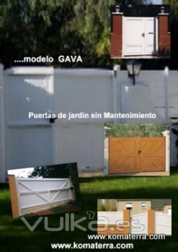Puertas de entrada de PVC  modelo GAVA