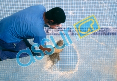 Assur piscinas - restauracion de la lechada del revetimiento