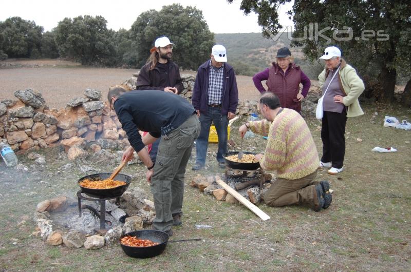 Migas pastoriles en uno de nuestros paseos