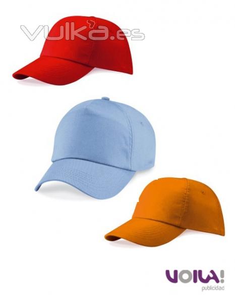 Gorras personalizadas publicitarias