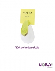 Porta notas de plstico biodegradable