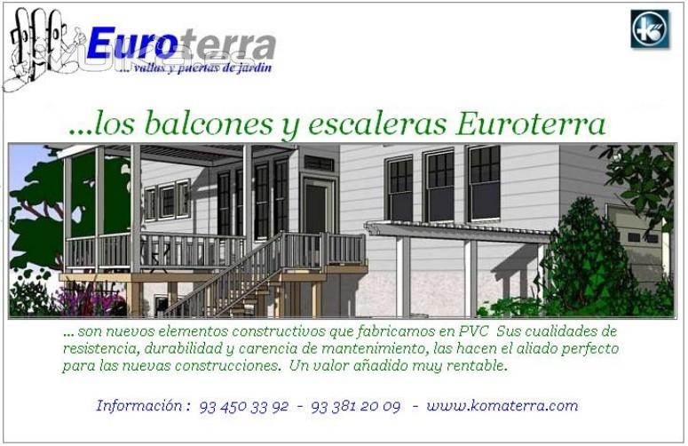 Cartel Balcones de PVC